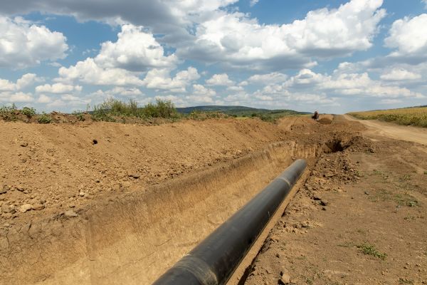 Gas Line Trenching in Napa