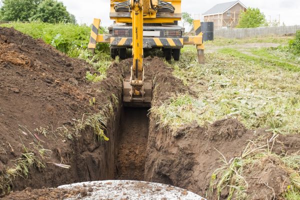 Drainage Trench Installation in Napa