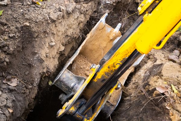 Downspout Trenching in Napa