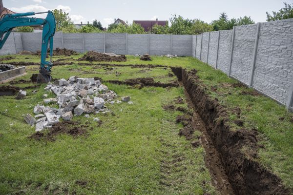 Yard Trenching in Napa