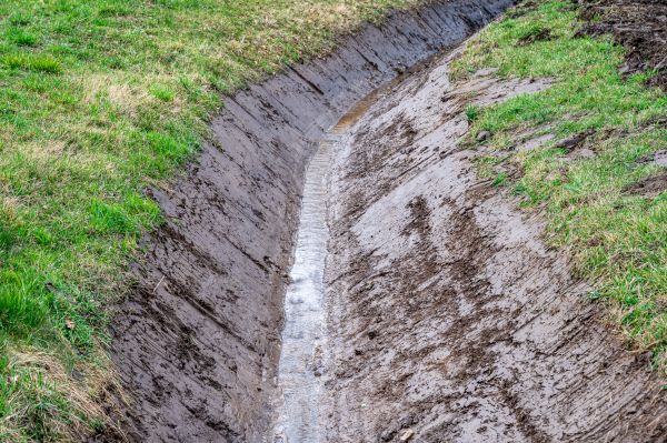 Drainage Ditch Construction in Napa