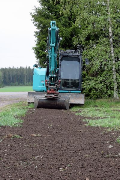 Backhoe Grading in Napa