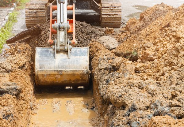 Water Line Digging in Napa