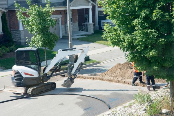 Electrical Line Trenching in Napa