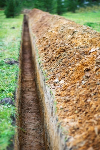 Power Line Trenching in Napa